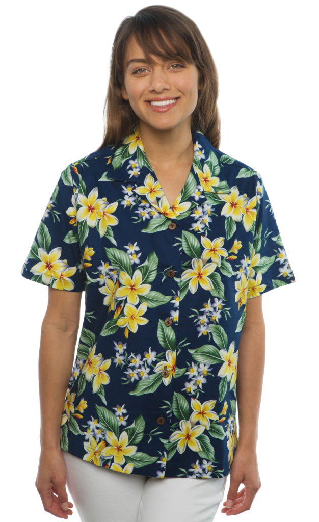 Plumerias Hawaiian Shirt